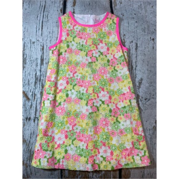 Lilly Pulitzer Floral Lace Dress NWOT